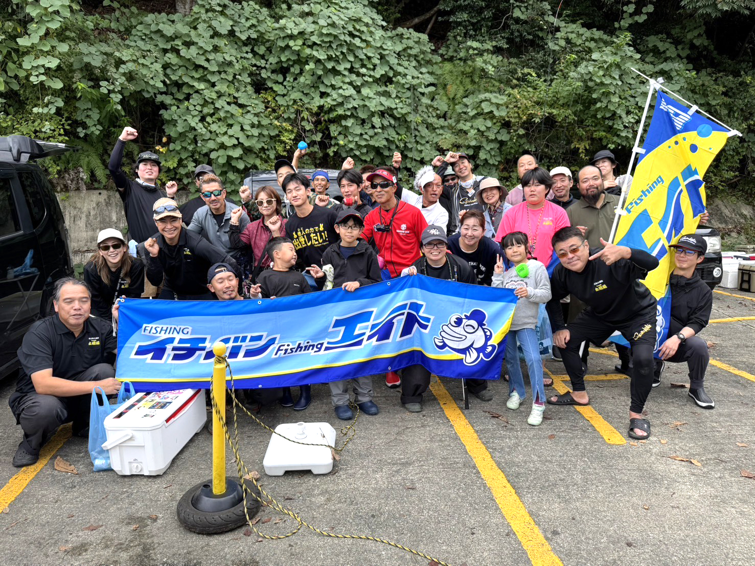 フィッシングエイト京都伏見が福井で海上釣堀体験会