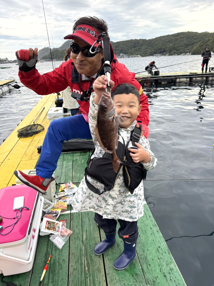 フィッシングエイト京都伏見が福井で海上釣堀体験会