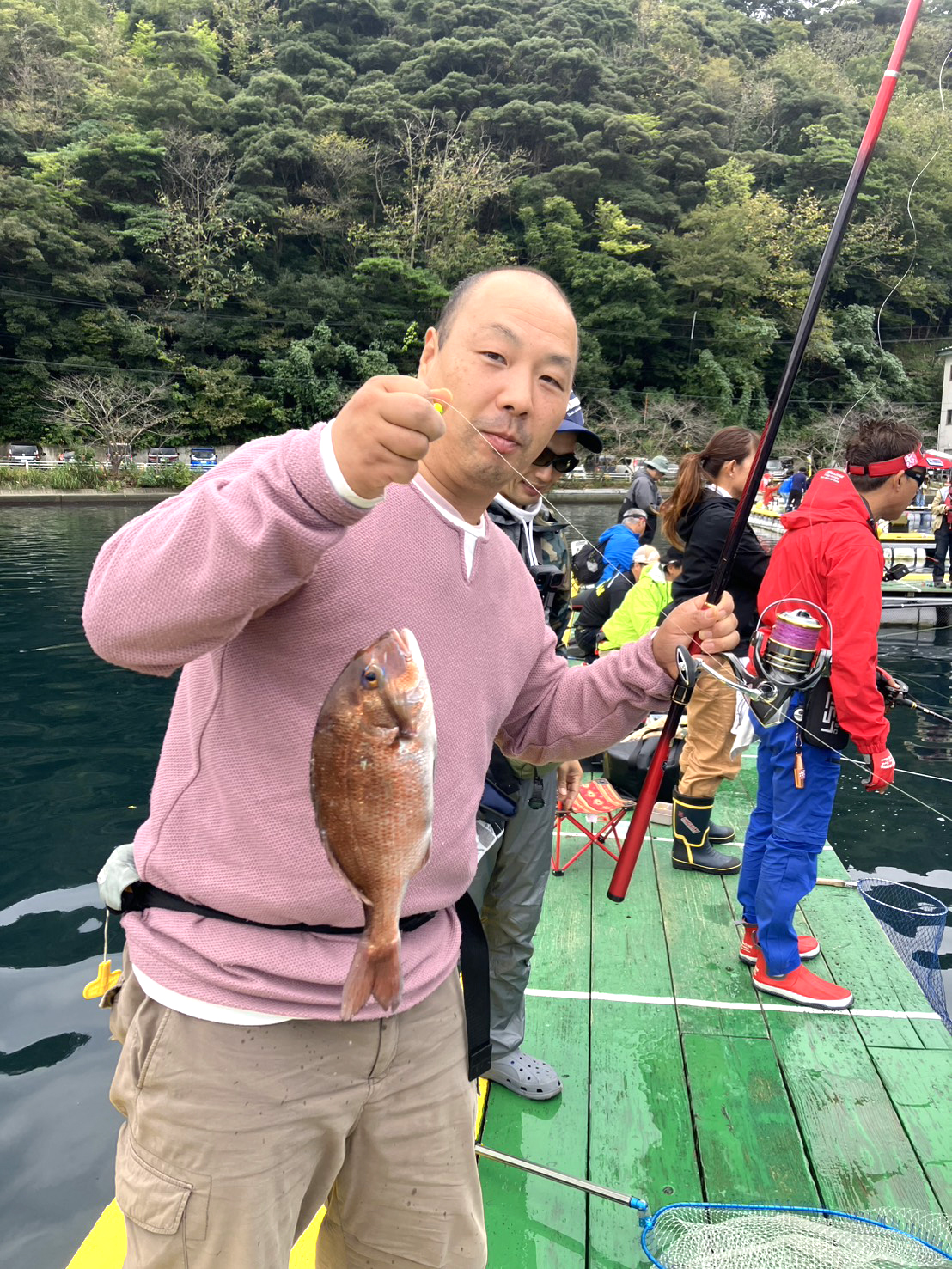 フィッシングエイト京都伏見が福井で海上釣堀体験会