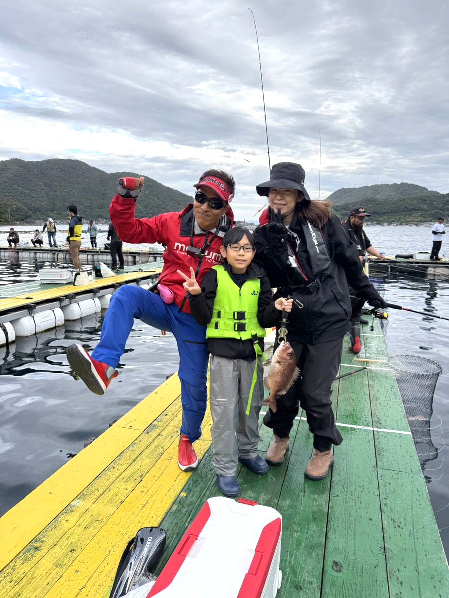 フィッシングエイト京都伏見が福井で海上釣堀体験会