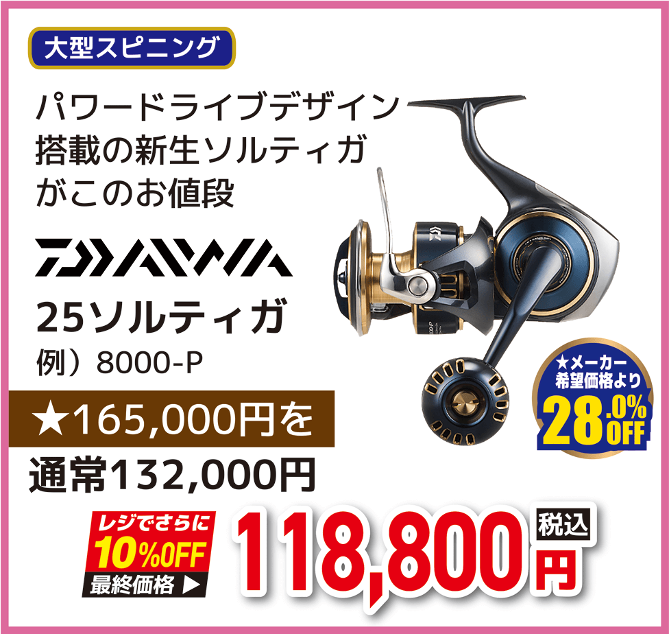 ダイワ(DAIWA) 25ソルティガ