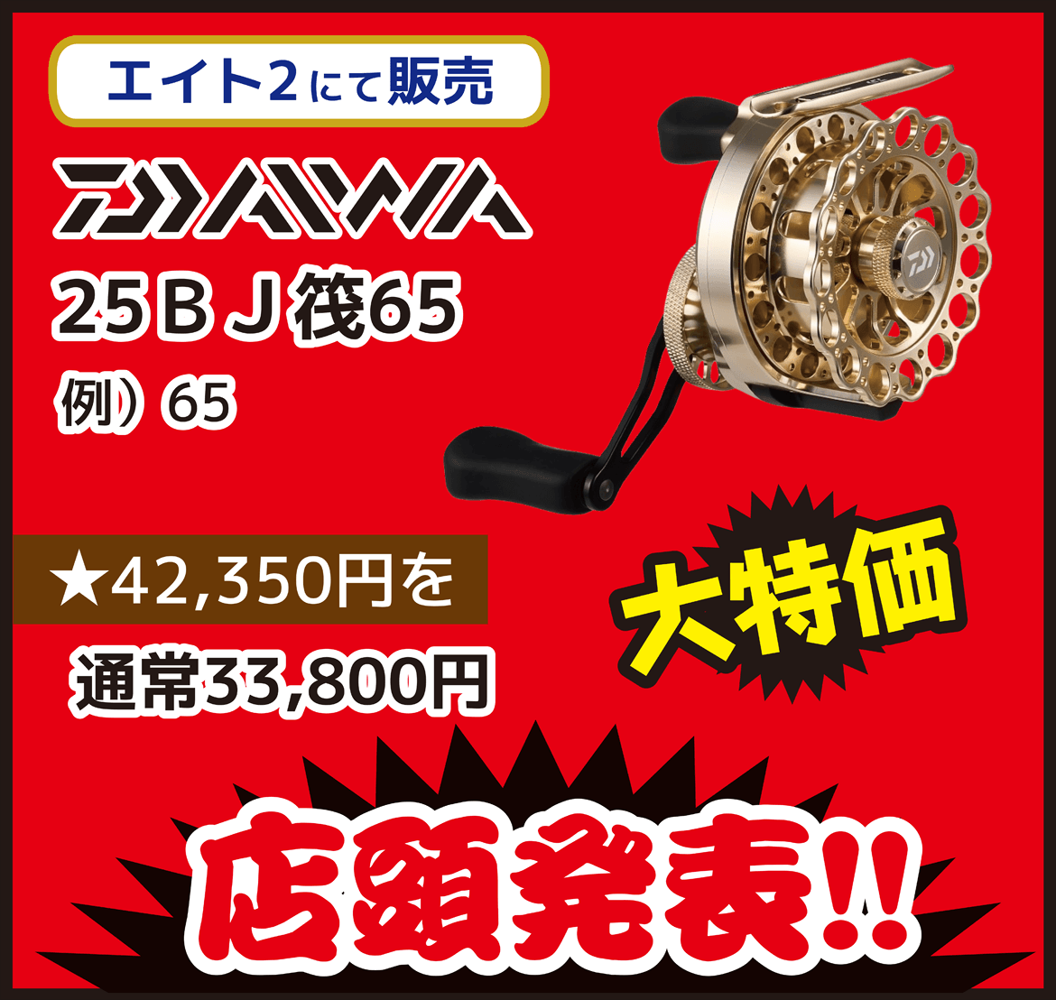 リール DAIWA（ダイワ） ダイワ 25ＢＪ筏65