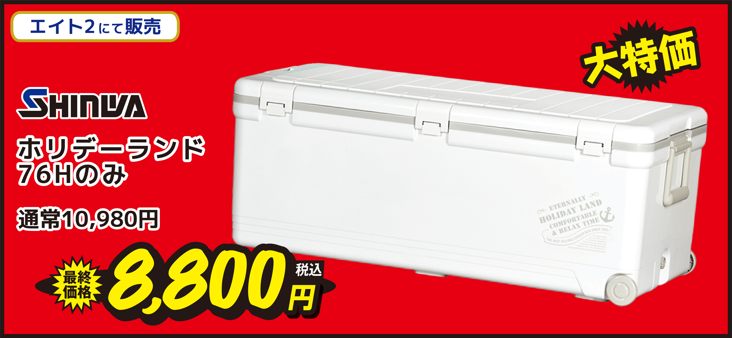 海用品 SHINWA（伸和） ホリデーランド 76Hのみ