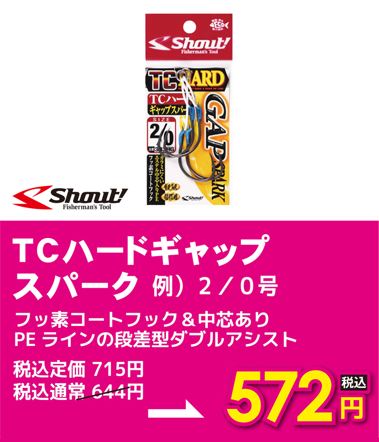 シャウト TCハードギャップスパーク