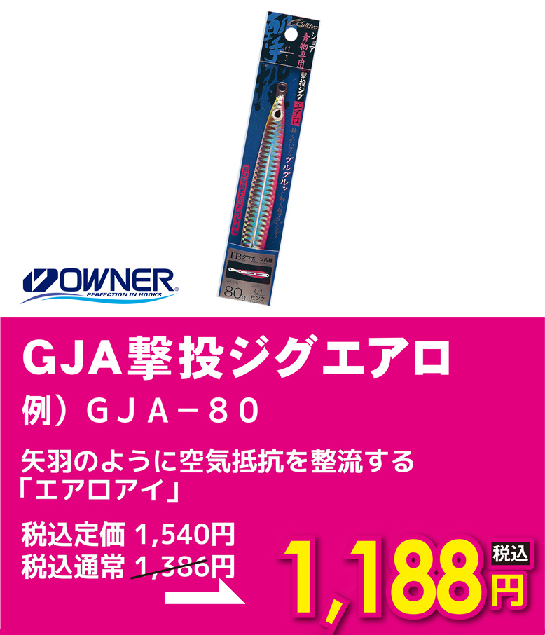 オーナー GJA撃投ジグエアロ