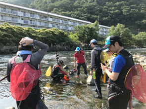 シマノ小沢名人による揖保川鮎実釣会